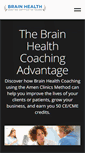 Mobile Screenshot of brainhealthcoaching.com